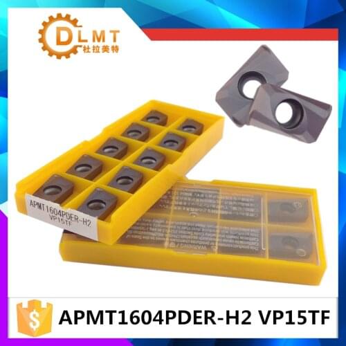 20Pcs/Set R0.8 Indexable Carbide Inserts APMT1604PDER H2 VP15TF APMT1604PDER M2 VP15TF Carbide Inserts For CNC Nc Tool