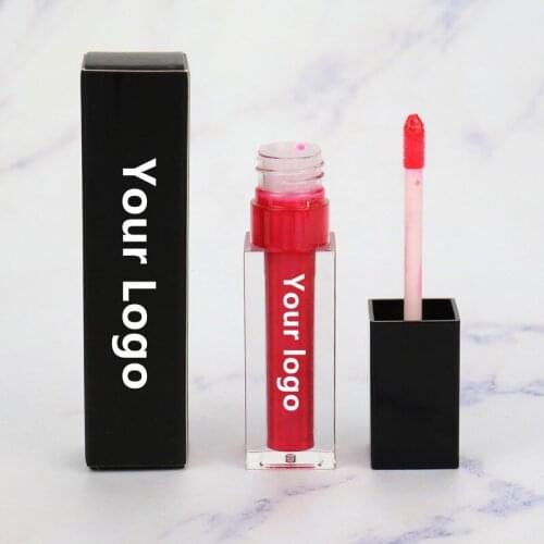 Custom Logo Nude Matte Liquid Lipstick Oem Cosmetic Plumping Lipgloss Pigment Clear Private Label Lip Gloss Makeup Wholesale