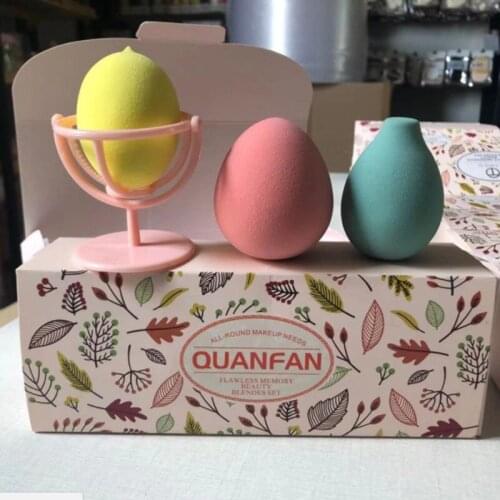 Cosmetic Puff Makeup Sponge Beauty Holder Foundation Concealer BB Cream Powder Puff Blending Face Make Up Tools Sponge