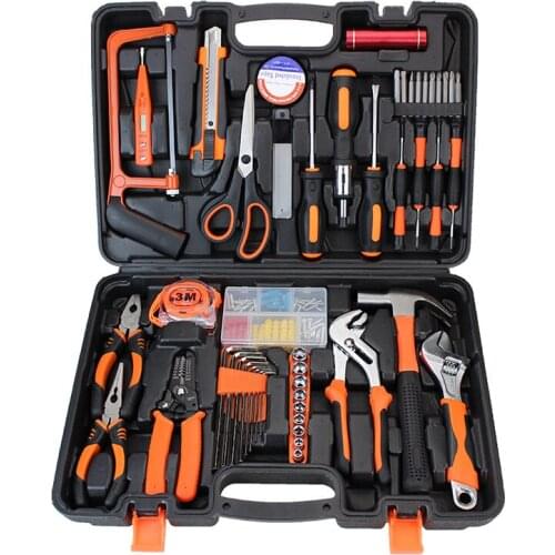 Multi-function Toolbox, Electric Drill, Household Tool Set, Rechargeable Screwdriver, Electric Woodworking Toolset