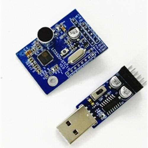 LD3320 speech recognition module non-specific human voice speech development board integrated STC microcontroller new version