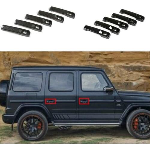 Fiber Auto outer door handle cover for Mercedes Benz G Class W463 W464 G65 G55 G63 G500 G550 G350 2009-2019