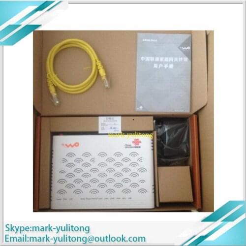 Original new ZTE ZXA10 F627 ONU, 4 lan port and 2 voice port with WIFI ONT, English version