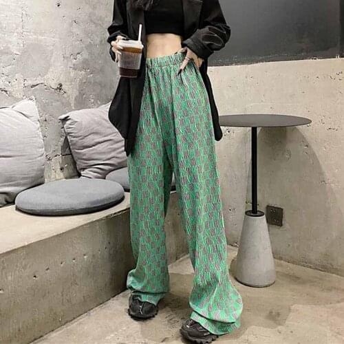 Женские брюки в клетку PENGANCUO China At AliExpress