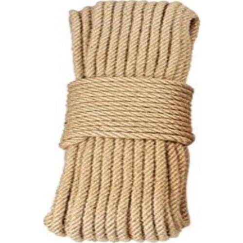 Practical 10mm 20M Jute Ropes Twine Natural Hemp Cord DIY Nordic Home Decor Cat Pet Scratching