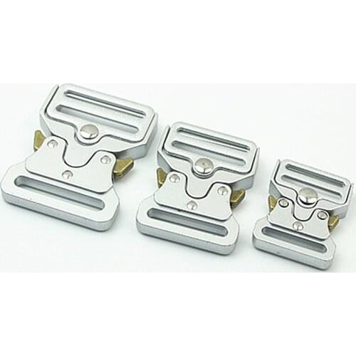 1pcs Durable Metal Belt Buckle Quick Side Release Clasp for DIY Bag Luggage Outdoor Backpack Strap Belt Webbing Lether Craft