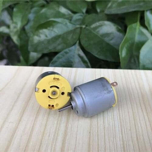 R140 Round Large Torque Metal Brush Micro Motor DC3-6V 40-48MA 4800-7200RPM Electric Machinery For DIY Model Toys