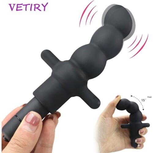 VETIRY Sex Toys for Woman AV Vibrator G Spot Massage Anal Beads Anal Butt Plug Lesbian Female Masturbation Silicone Sex Products