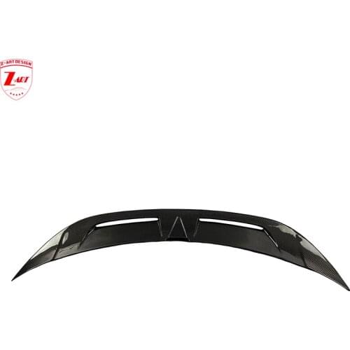 Z-ART Taycan carbon fiber rear spoiler for Taycan carbon fiber rear wing for all new Taycan carbon fiber rear trunk spoiler
