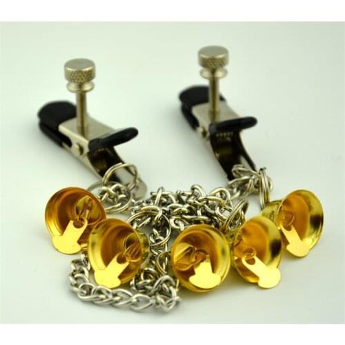 Metal Nipple Clip Heart-shaped Nipple Clip Appealing Horn Wide Nipple Clamps