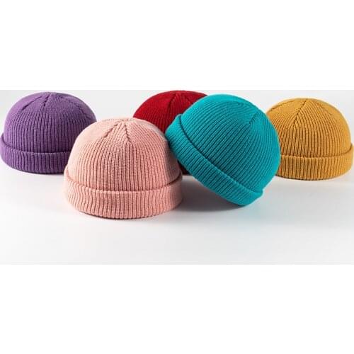 2021 Winter Mens and Womens Warmth and Thick Woolen Knit Hat Hip-hop Fashion Hat Casual Hat Beanie Cap Hood Melon Leather Hat