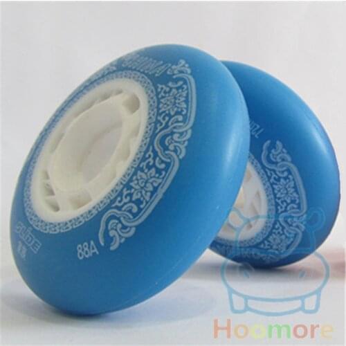 Famous chinese branded slide wheel for sliding inline skates, 88A with orange blue green purple 80mm 76mm 72mm 4 pcs/lot