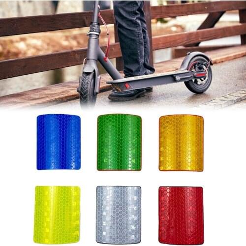 1Set Front&Rear Wheel Cover And License Reflector Sticker For XIAO*MI M365/PRO PET Electric Scooters Component Parts Accessories