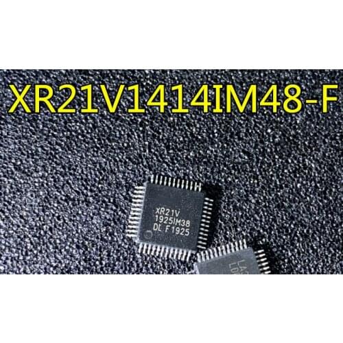 10PCS XR21V XR21V1414IM48TR-F XR21V1414IM48-F QFP-48