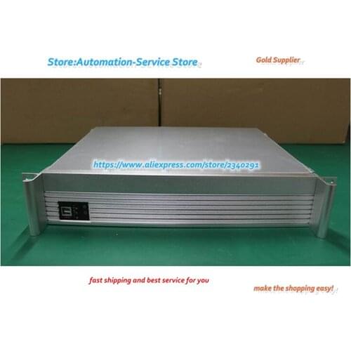 2U350 Deep Industry Ultra Short Type Server Computer Case Frame Equipment Industrial Aluminum Panel PC Power Supply
