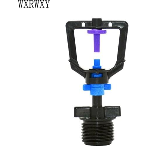 Wxrwxy Garden irrigation 1/2 male nozzle irrigation spray nozzles Hanging Assembly Sprinklers garden LAWN irrigation 6pcs