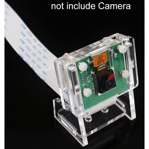 Raspberry Pi 4 5MP Camera Holder Acrylic Support Transparent Bracket Case Box for V2 Official Camera ( not include Camera)