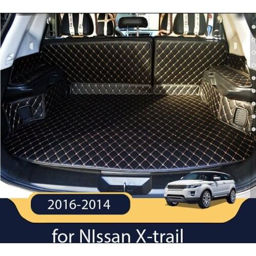 Car Travel Brand special trunk mats for NIssan X-trail T32 2017 durable waterproof boot carpets for XTRAIL 2016-2014