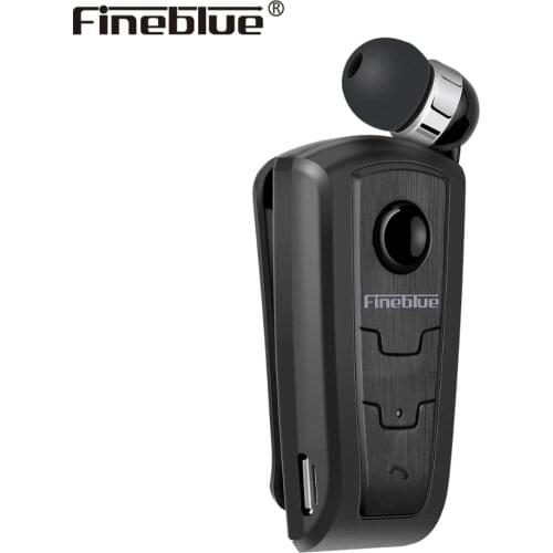 Fineblue F910 Wireless Bluetooth Headsett Calls Remind Vibration Hands Free In-Ear Earphone With Wear Clip