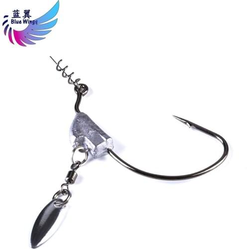 Blue Wings Offset Hooks