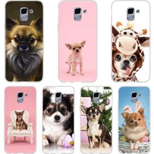 Chihuahua Dog Phone case For Samsung Galaxy J6 J4 J8 Plus J7 2018 J3 J5 J7 Prime Pro 2017 2016 Covers