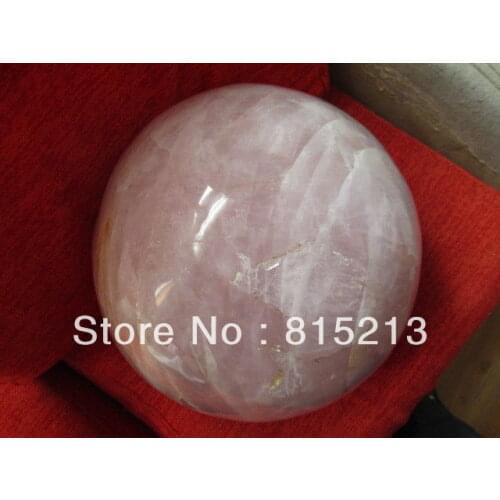 Ddh00667 VERY HUGE NATURAL PRETTY ROSE QUARTZ CRYSTAL SPHERE BALL 225mm