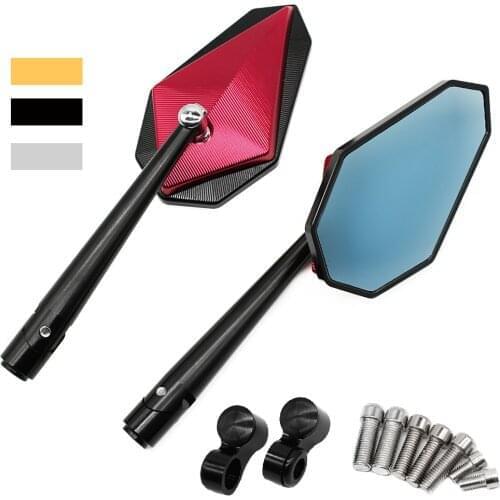 For KAWASAKI Versys 1000 650 W800 W650 Z1000 Z125 Z400 Z650 Z750 Z750R Motorcycle 8mm 10mm Screw Rearview Mirror Universal