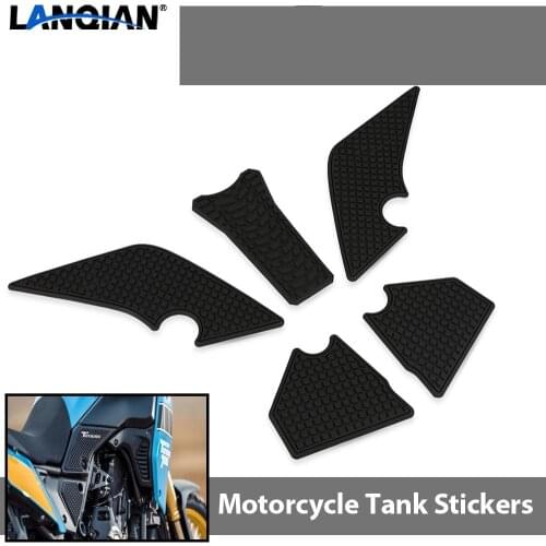 For YAMAHA TENERE 700 Tenere700 XTZ 700 2019 2020 Motorcycle Non-slip Side Fuel Waterproof Pad Rubber Tank Stickers Accessories