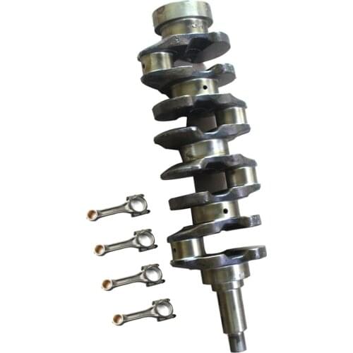 Engine 4JJ1 Crankshaft & 4pcs Connecting Rods For Isuzu NPR NQR NHR NKR ELF Truck TFR TFS Pickup