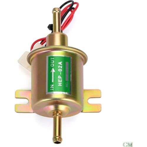 HEP-02A NEW UNIVERSAL 12V ELECTRIC FUEL PUMP For Carburetor Motorcycle ATV