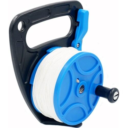 Scuba Diving Dive Diver Reel Handle Spool & 83 Meters/ 272' Line, Thumb Stopper & Rope Float Ball