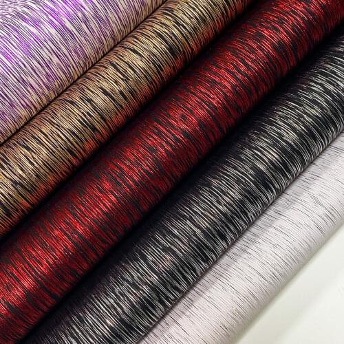 Patter Design Bronzing PU Faux Leather Fabric Sheet for Making Shoe/Bag/Earring/Decorative/DIY Accessories