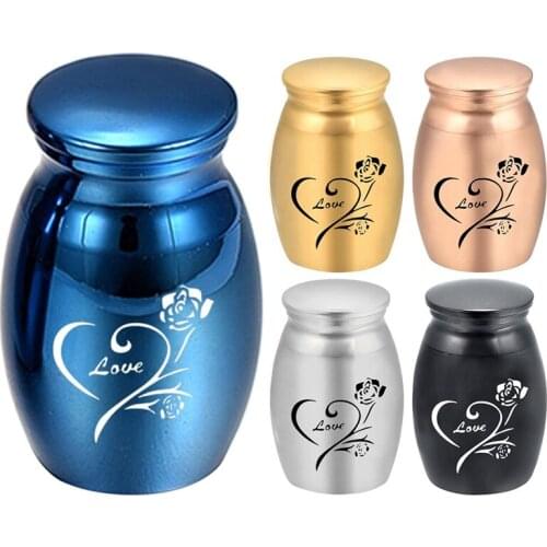 Mini Small No Deformation Memorials For Pets Mouse Cat Stainless Steel Human Ashes Funeral Dog Cremation Urn Casket Container