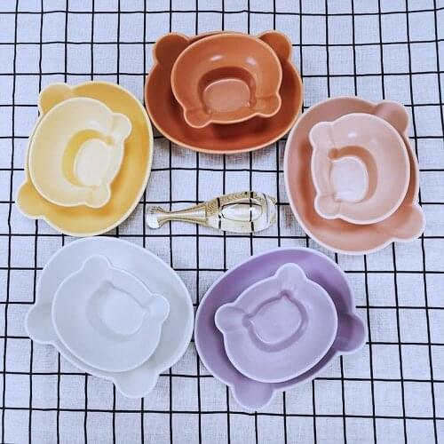 Salad Ceramic Bowl Yogurt Ice Cream Pudding Bowl Household Lovely Korean Matt Glaze Oatmeal Breakfast Plate Dinner Plates Set