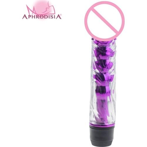 Multispeed Jelly Vibrating Dildo, 100% Waterproof Realistic Shape Clear Fake Penis, G Spot Sex Toys For Women Masturbation