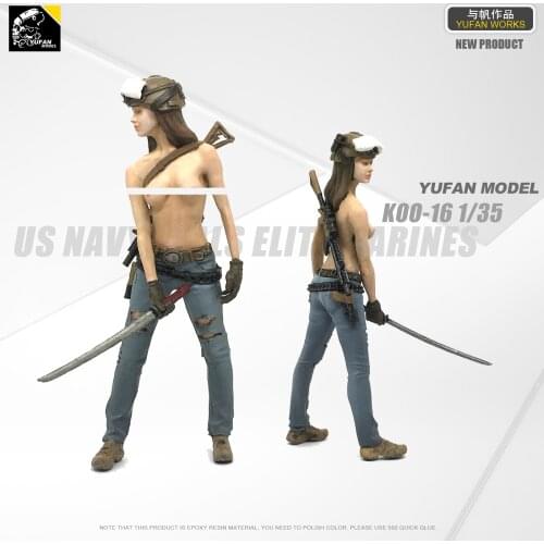 Yufan Model 1/35 Figure Model Kit American Seal Commando Resin Soldier Model Unmounted And Unpainted Loo-16