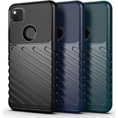 Fashion ShockProof Full Soft TPU Silicone Cover Google Pixel 4A Case For Google Pixel 4A 5G 4 A Pixel4A Phone Bags