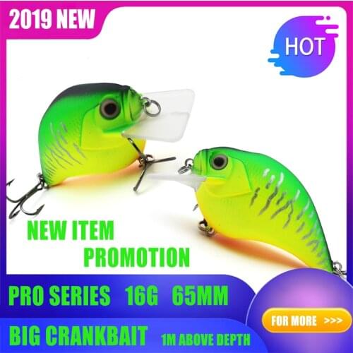 Thritop New Wobbler Fishing Bait TP101 High Quality 16g 65mm Hard Lure Artificial Bait Pike Fishing Carp Tackle Crankbait
