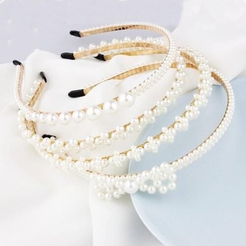 Zircon Headband for Women Braided Bow Headband with Flower Headband New Headdress Net Red Wild Headdress Jewellery Gift