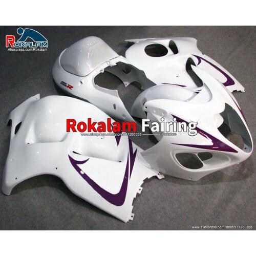 Fairing For Suzuki Hayabusa GSXR1300 1999 2000 2001 2002 2003 2004 2005 2006 2007 White Motorcycle Cowling (Injection Molding)
