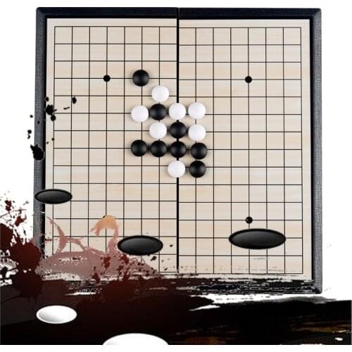 Magnetic Gomoku Wholesale Folding Portable Magnets Backgammon Childrens Educational Parent-child Toys Travel Games