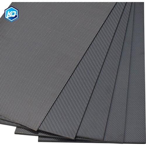 400x500mm Twill Glossy Matt Real Carbon Fiber Plate Panel Sheet 0.25-5.0mm Composite Hardness Material Thick Reinforced Concrete