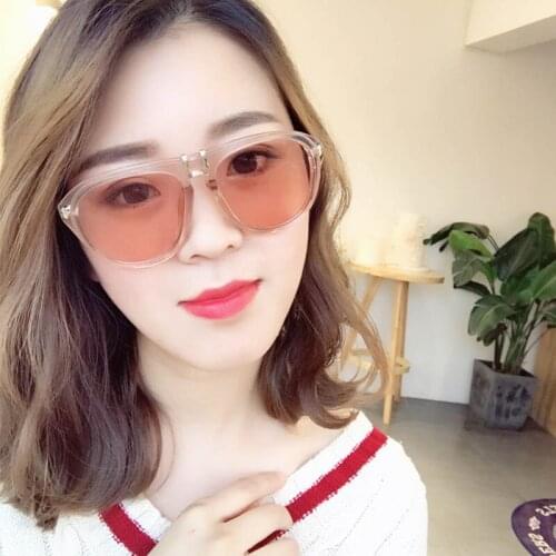 Q Luxury Brand Design Fashion Creative Square Flip cover Sunglasses Tinted lens Men Women Glasses UV400 Driving Goggle Eyewear