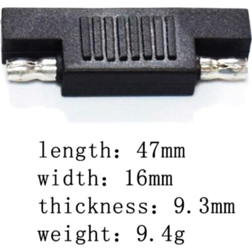 Solar SAE Polarity Reverse Adapter Connectors For Quick Disconnect Extension Cable Solar Panel Battery Power Charger Maintainer