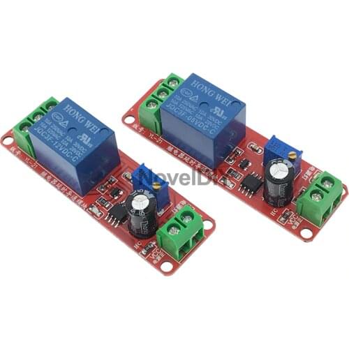 DC 5V 12V Time Delay Relay NE555 Time Relay Shield Timing Relay Timer Control Switch Car Relays Pulse Generation Duty Cycle