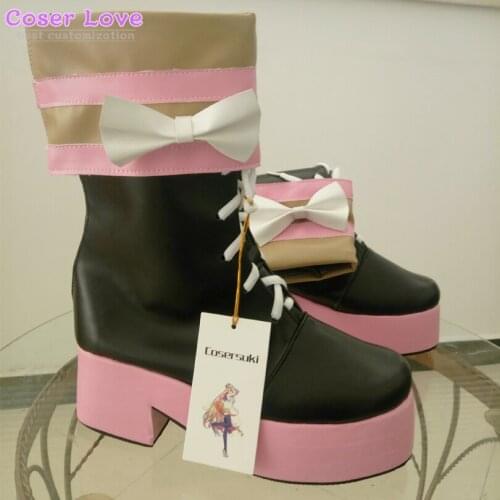 Danganronpa Utsugi Kotoko Cosplay Shoes Boots Halloween Christmas Carnival Shoes