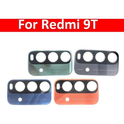 10Pcs/Lot, Rear Back Camera Glass Lens For Xiaomi Redmi 9T With Adhesive Sticker