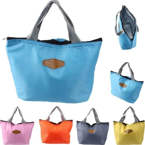 Lunch Bag 2021 New Fashion Kid Women Men Thermal Insulation Waterproof Portable Picnic Insulated Food Storage Box Tote Lunch Bag