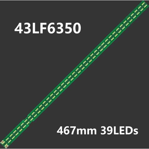5set=10pcs LED backlight strip for LG 43LF6350 43LF5700 43UF6750 43UF6800 43 V15 ART3 FHD R 6922L-0145A 6916L2189A 6916L2188A