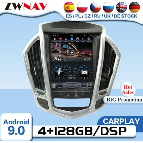 1 Din Tesla Screen Android Multimedia For Cadillac SRX 2009 2010 2011 2012 Video Player GPS Receiver Auto Audio Stereo Head Unit